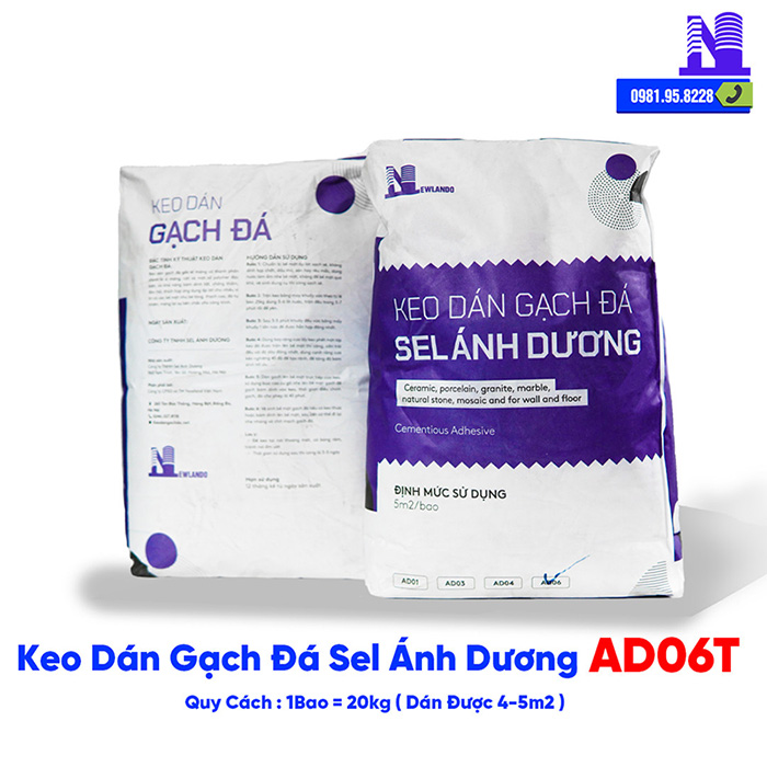 Keo dán gạch đá cao cấp Sel Ánh Dương